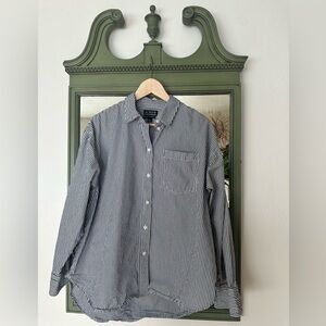 J.Crew Etienne Shirt / Button-Down Blouse / Sz M / Classic